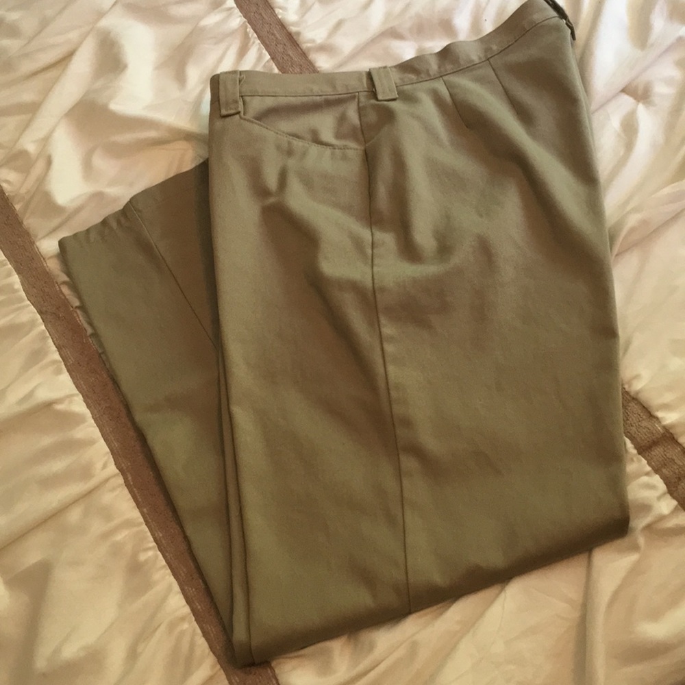 Aura Dress Khaki Pants NWOT